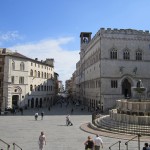 Perugia, fountain and main piazza